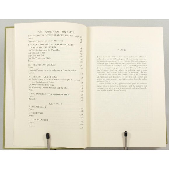 J.R.R. Tolkien Unfinished Tales of Numenor and Middle Earth 1st American Edition - Picture 6 of 9